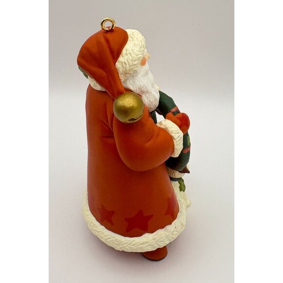 Hallmark Keepsake Santa's Friend Christmas Tree Ornament Marjolein Bastin 1997 - Picture 5 of 8